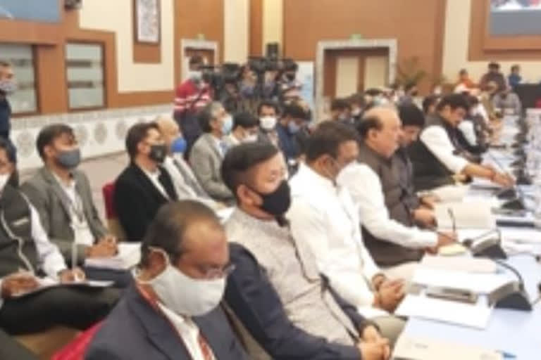 miniter mekapati gowtham reddy attended civil aviation conference held at delhi
