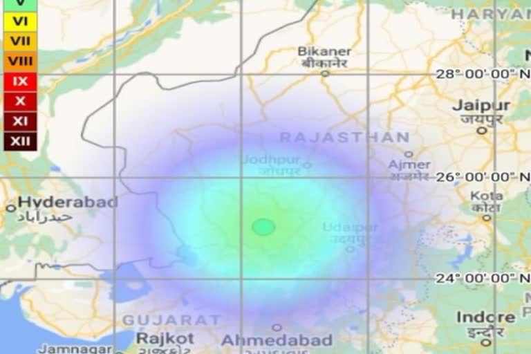 सिरोही में शुक्रवार देर रात भूकंप