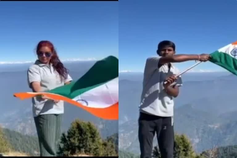 Yashwant and Pallavi became the first mountaineers of the district