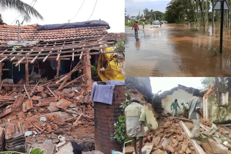 Heavy Rain in Chikkaballapura and Davanagere