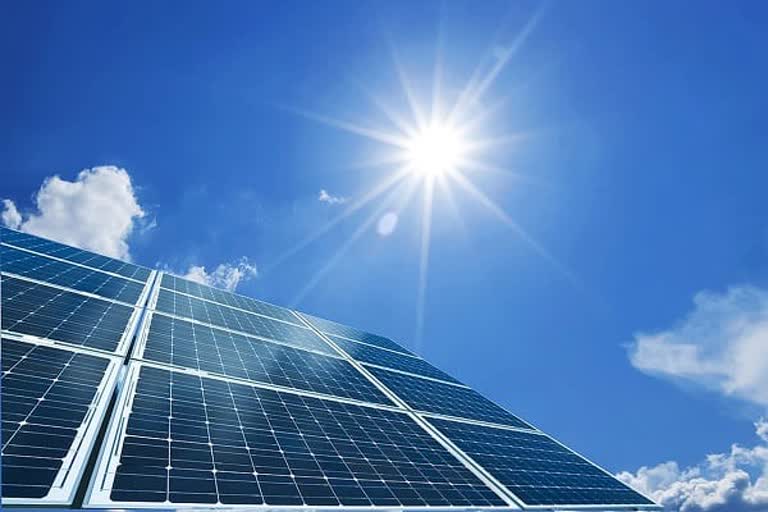सौर ऊर्जा से बिजली का उत्पादन