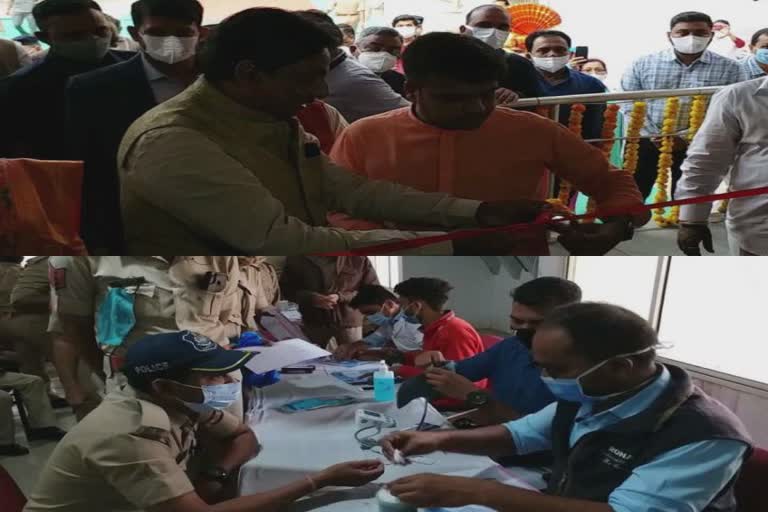 નિરામય ગુજરાત અભિયાનઃ અમદાવાદમાં પોલીસકર્મીઓ અને તેમના પરિવારજનોના આરોગ્યની ચકાસણી કરવામાં આવી