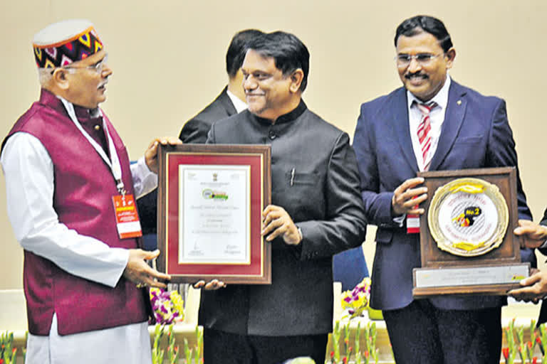 swachh survekshan 2021 awards, telangana awards