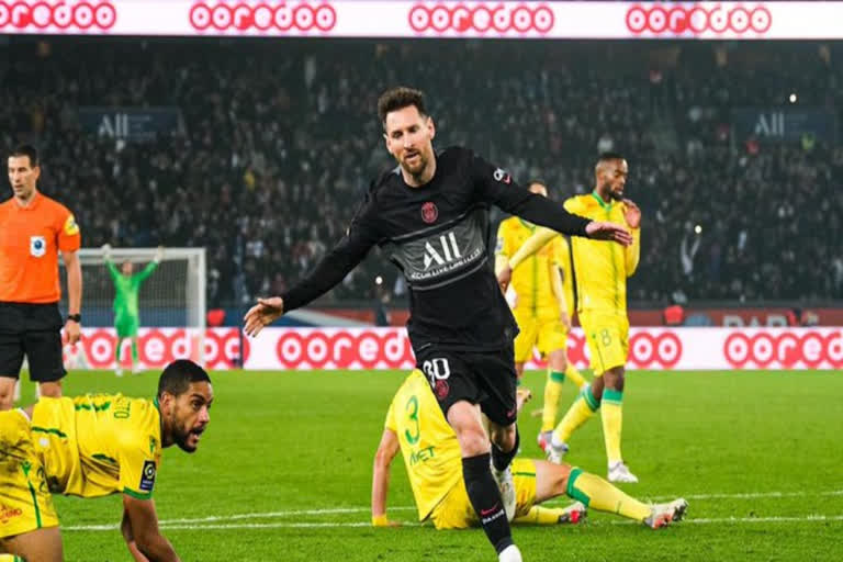 Paris Saint-Germain (psg)  Lionel Messi  Paris Saint-Germain vs Nantes  french ligue 1  പിഎസ്‌ജി  ലയണല്‍ മെസി  പിഎസ്‌ജി-നാന്‍റെസ്