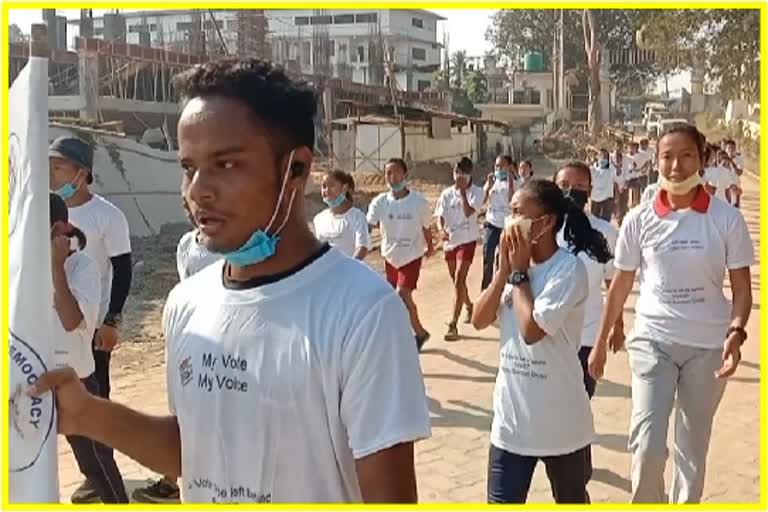 Awareness-walkathon-in-diphu-on-the-occasion-of-special-amendment-2022-in-voters-list