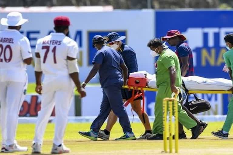 SL vs WI, 1st Test: Debutant Jeremy Solozano hit on head, taken to hospital