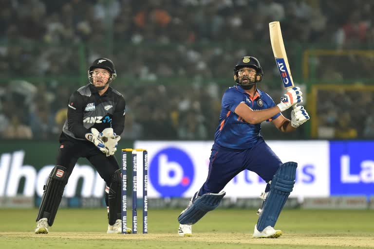 IND vs NZ, 3rd T20I: Rohit fifty help india to set a target of 185 runs against New Zealand