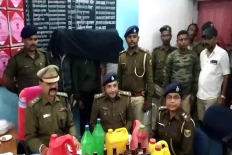 huge amount of foreign liquor Seized