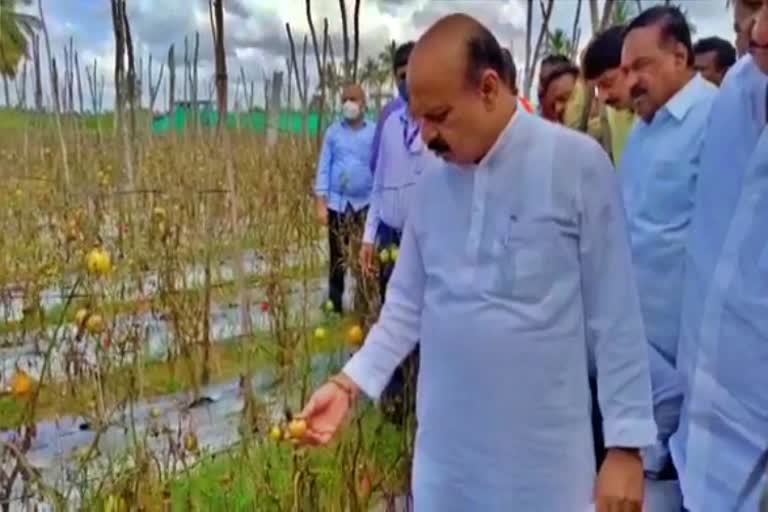 CM Basavaraj bommai visited kolar