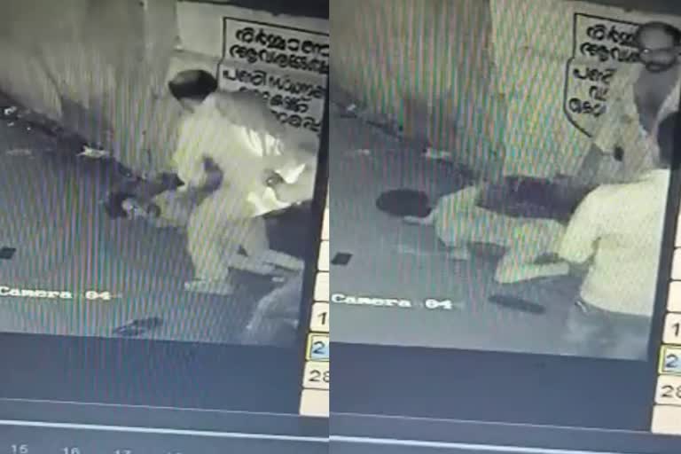 Man beaten up  Thiruvananthapuram  trivandrum crime news  യുവാവിന് ക്രൂര മർദനം  തിരുവനന്തപുരം വാർത്ത  മർദന വാർത്ത  CCTV  സിസിടിവി ദൃശ്യങ്ങൾ  അനസ്  anas