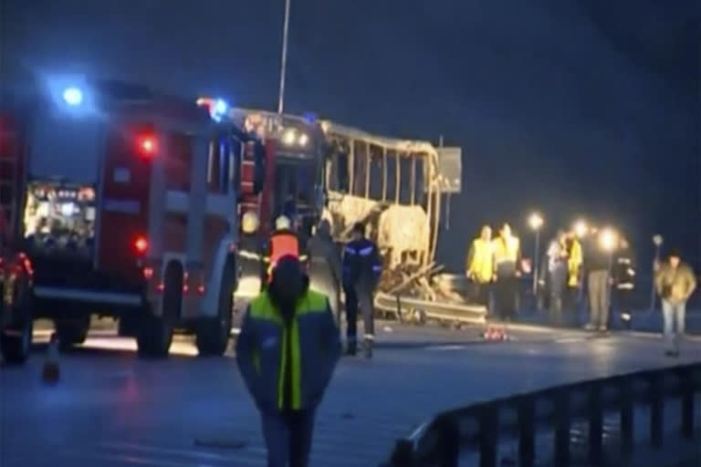 Bus crash in Bulgaria kills at least 45 people
