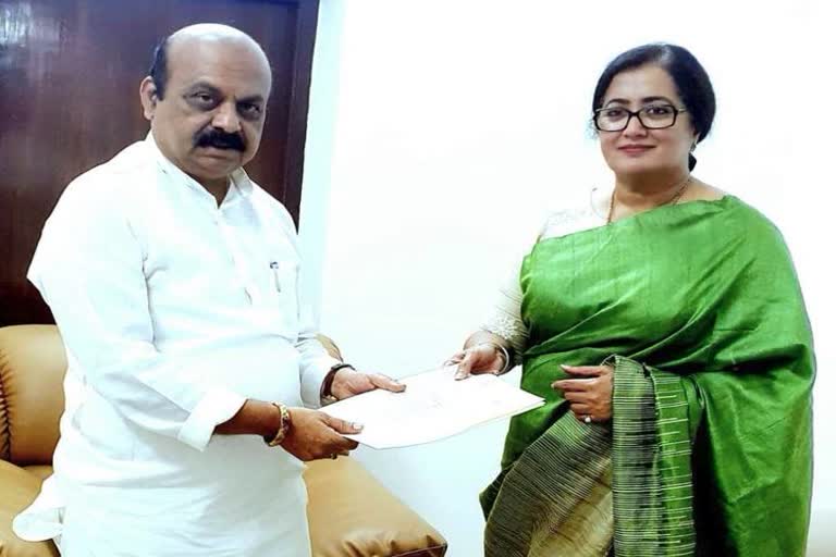 Sumalatha Ambareesh Meets CM Bommai