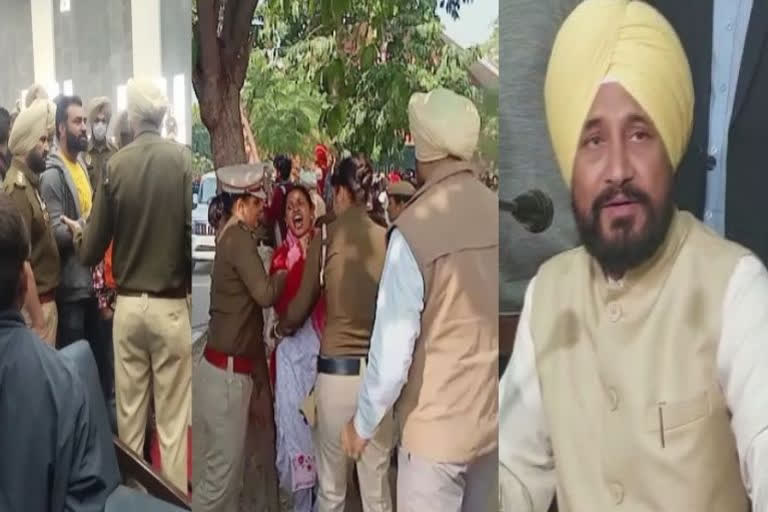 ਪਟਿਆਲਾ ਯੂਨੀਵਰਸਿਟੀ ’ਚ CM ਚੰਨੀ ਦਾ ਵਿਰੋਧ