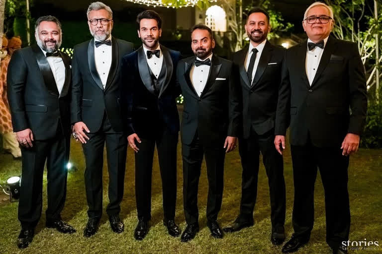 Men in Black at Rajkummar Rao's wedding reception