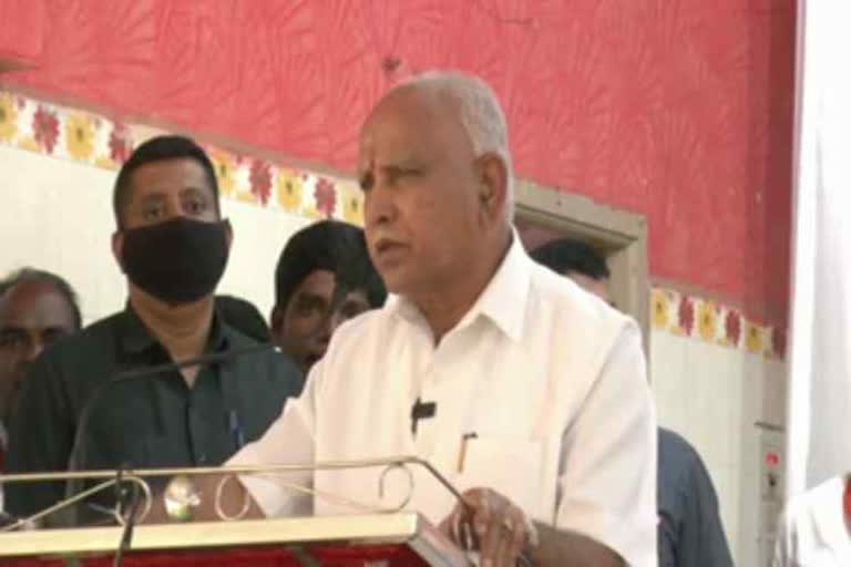 Former CM Yediyurappa slams Congress in Davanagere