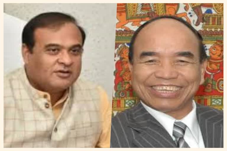 Cm himanta biswa sharma meeting with zoramthanga