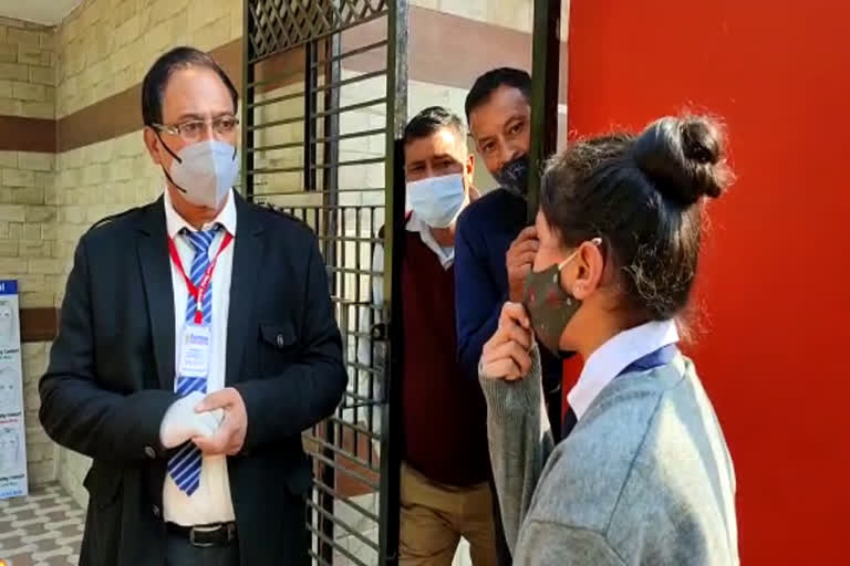 private school management in dharamsala stopped the girl student from giving exam