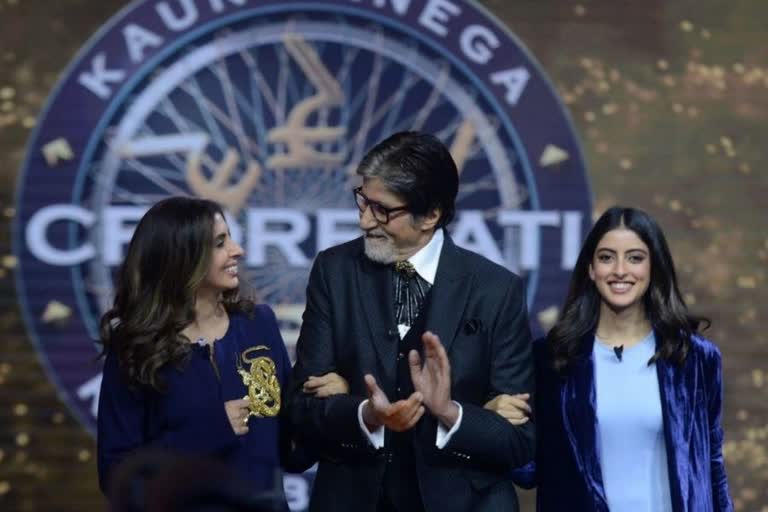 Amitabh Bachchan,  KBC  Kaun Banega Crorepati,  Shweta Bachchan,  Navya Naveli Nanda,  KBC special,  Television news,  entertainment news,  Amitabh Bachchan KBC,  KBC guest