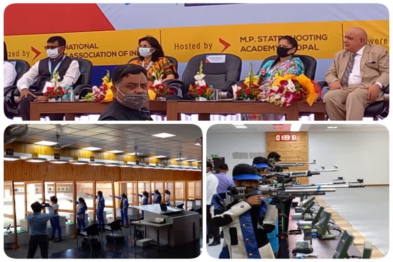 64th national shooting championship begins sports complex mp