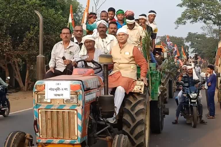 Tractor Rally in Jamtala