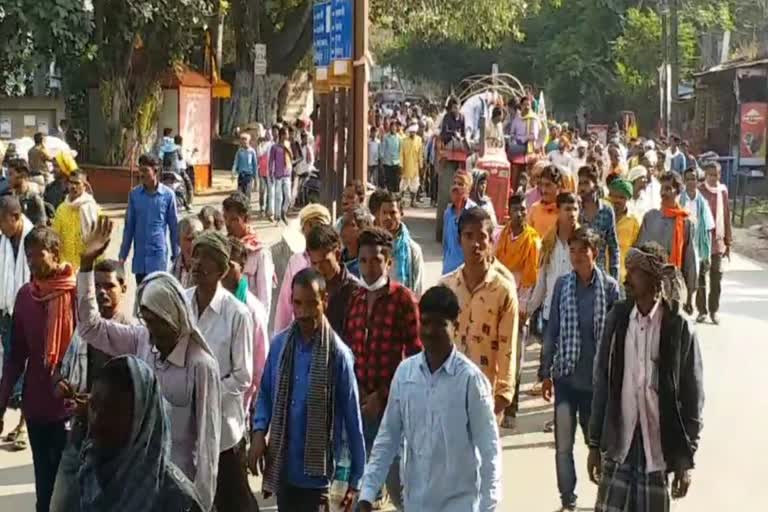 farmer Tractor Rally in Raipur