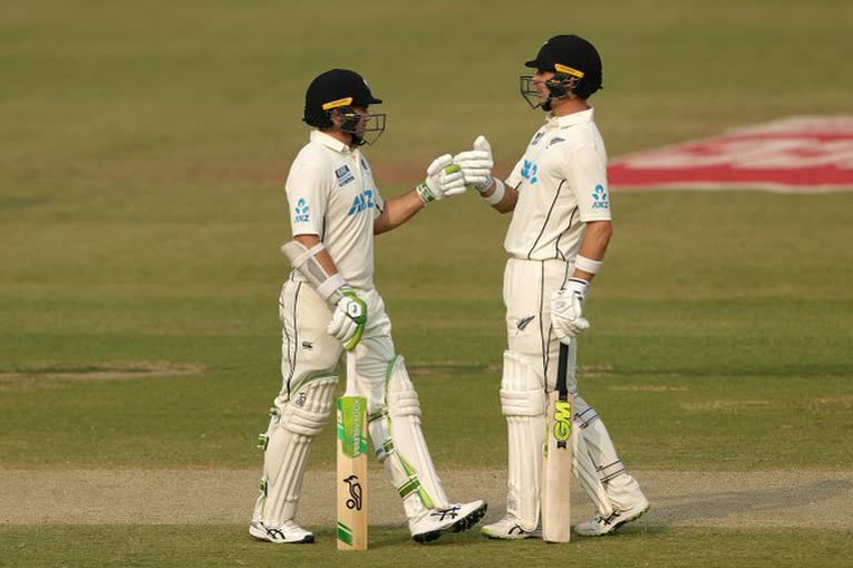 IND vs NZ, 1st Test, Green park kanpur, Day 2 Stumps