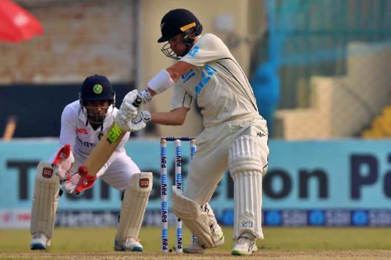 IND vs NZ, 1st test 2nd day : ଲାଥାମ ଓ ୟଙ୍ଗ୍‌ଙ୍କ ଦମଦାର ବ୍ୟାଟିଂ