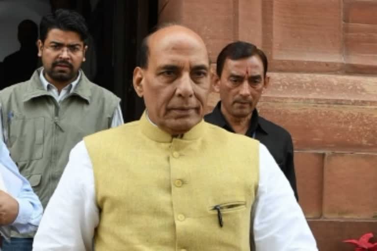 Defense Minister Rajnath Singh (file photo))