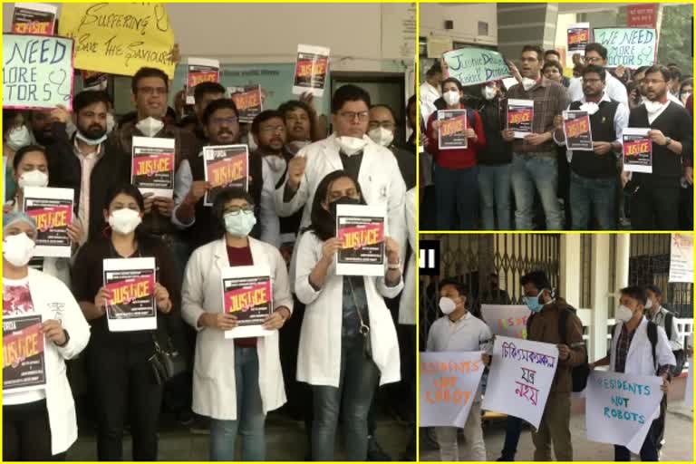 Resident doctors protest