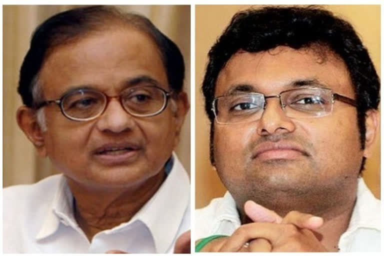 P Chidambaram Karti Chidambaram