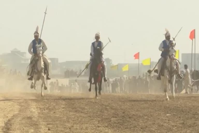tent pegging competition in islamabad of pakistan