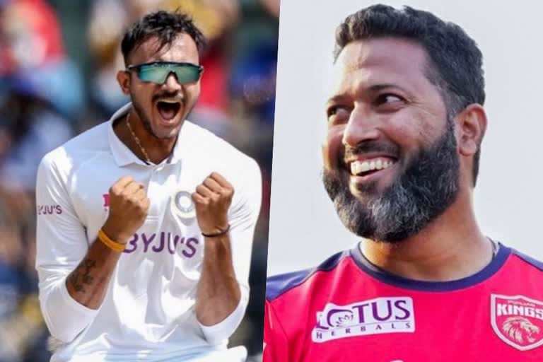 India vs New Zealand  Wasim Jaffer trolls Axar Patel  അക്‌സര്‍ പട്ടേല്‍  വസീം ജാഫര്‍  ഇന്ത്യ-ന്യൂസിലന്‍ഡ്