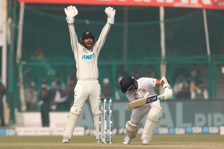 India vs New Zealand test  INDvsNZ Test  India lost 5 wickets  INDvsNZ Test update  ind vs nz test 2021  ഇന്ത്യക്ക് ബാറ്റങ് തകർച്ച  ഇന്ത്യvsന്യൂസിലൻഡ്  ഇന്ത്യ ടെസ്റ്റ് സ്കോർ  #INDvNZ