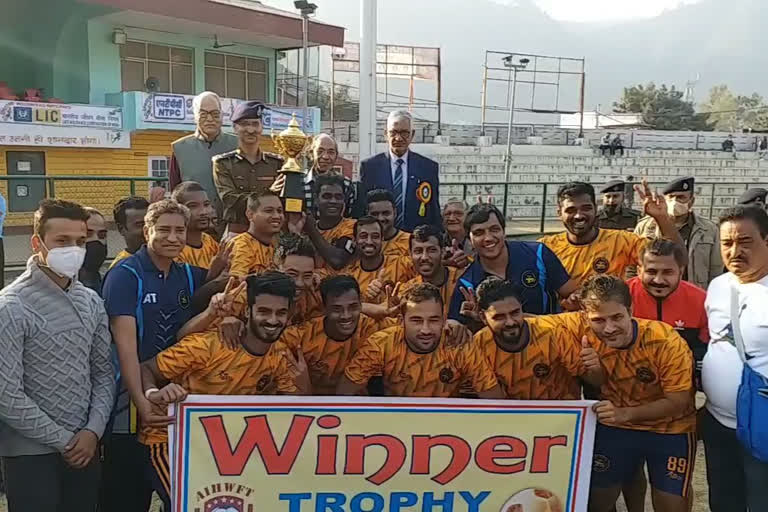 rbi mumbai won football tournament