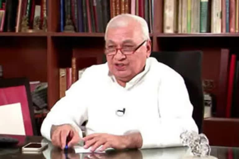 Governor of Kerala Arif Mohammad Khan etv bharat