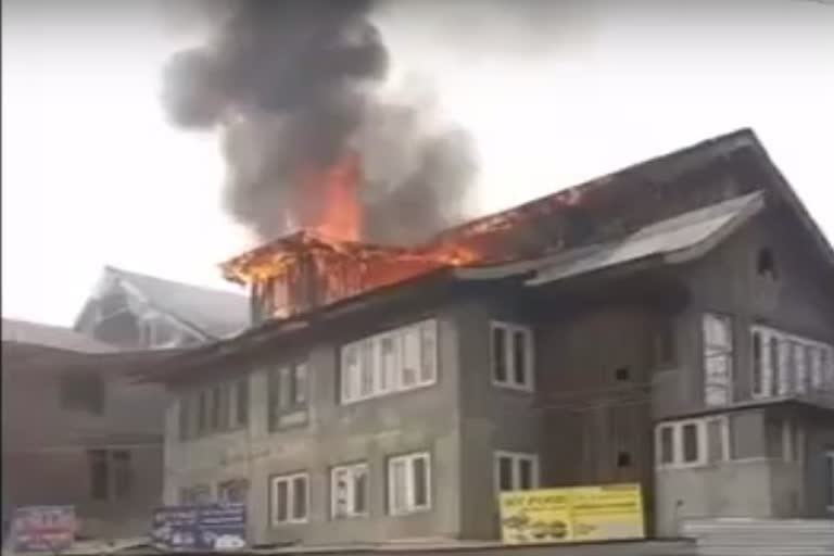 Residential Houses Gutted in Srinagar