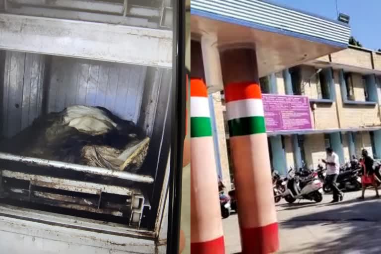 Bodies of covid victims in rotten state in bengaluru  bodies of covid victims in hospital for over one year  deadbodies in rotten state in esi hospital  ബെംഗളുരുവിൽ കൊവിഡ് ബാധിതരുടെ മൃതദേഹങ്ങൾ അഴുകിയ നിലയിൽ  ആശുപത്രിയിൽ അജ്ഞാത മൃതദേഹങ്ങൾ