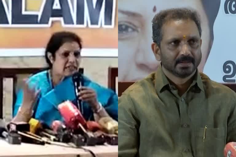 BJP leaders against Pinarayi Vijayan in halal controversy  Halal food controversy in kerala  bjp general secretary d purandeswari in halal controversy  k surendran against pinarayi vijayan in halal food  ഹലാൽ വിവാദത്തിൽ പിണറായി വിജയനെതിരെ ബിജെപി നേതാക്കൾ  കേരളത്തിലെ ഹലാൽ ഭക്ഷണ വിവാദം  ഹലാൽ ഭക്ഷണത്തിൽ ബിജെപി ജനറൽ സെക്രട്ടറി ഡി പുരന്ദേശ്വരി  ഹലാൽ ഭക്ഷണത്തിൽ പിണറായി വിജയനെതിരെ കെ സുരേന്ദ്രൻ