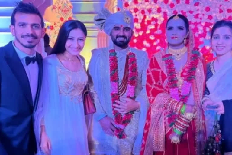 Rajasthan Royals all-rounder Rahul Tewatia ties knots with Ridhi Pannu