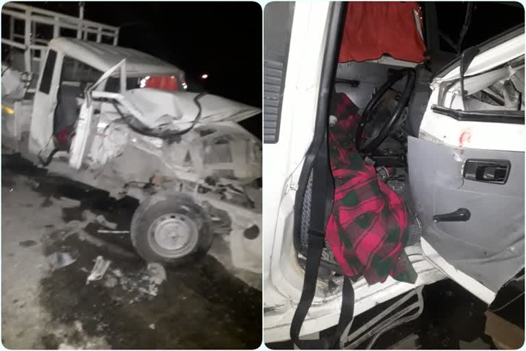 pickup and truck accident in kullu