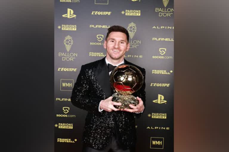 Lionel Messi takes home his seventh Ballon d'Or