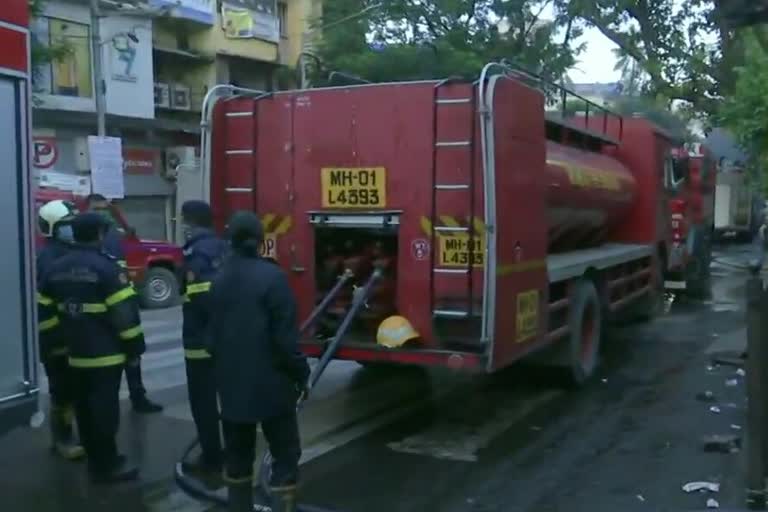 Explosion of gas cylinder  in Worli