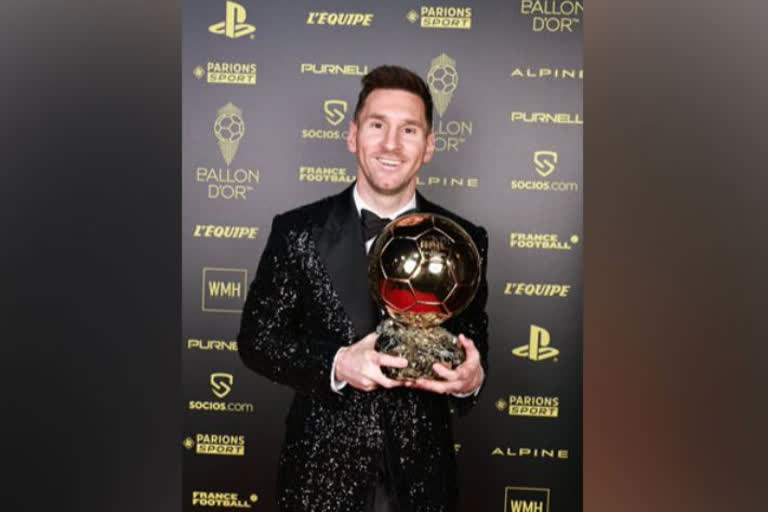 Lionel Messi takes home his seventh Ballon d'Or