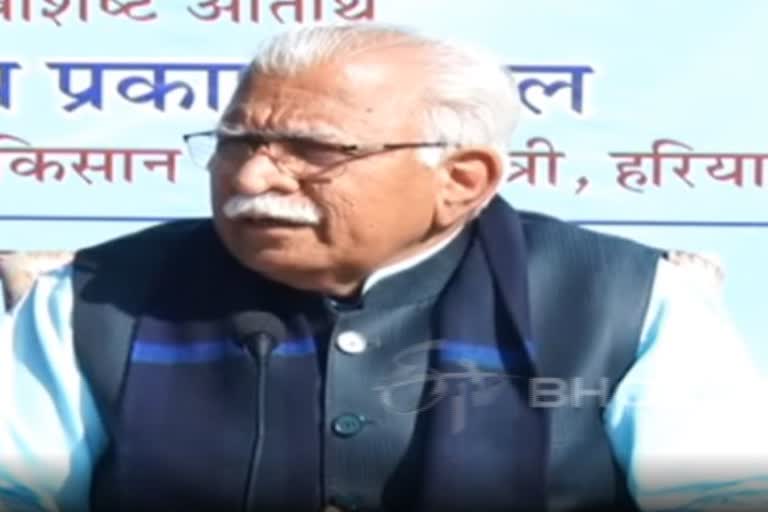 manohar lal khattar etv bharat