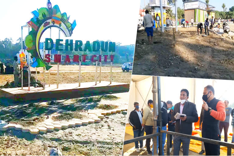 Dehradun Parade Ground Beautification Work under Smart City Project