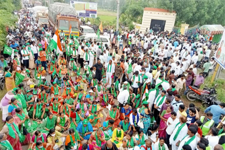 amaravathi farmers padayathra