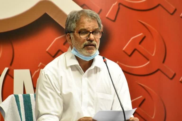 a vijayaraghavan on k rail  cpm state secretary vijayaraghavan slams congress  k rail silverline project latest  cpm on waqf board  എ വിജയരാഘവന്‍ കെ റെയില്‍ പദ്ധതി  സിപിഎം സംസ്ഥാന സെക്രട്ടറി സില്‍വര്‍ ലൈന്‍ പദ്ധതി  ചെന്നിത്തലയെ വിമര്‍ശിച്ച് വിജയരാഘവന്‍  സിപിഎം വഖഫ് ബോര്‍ഡ് നിയമനം