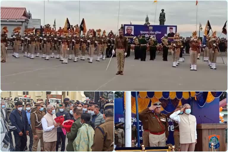 himachal police gets presidents color award