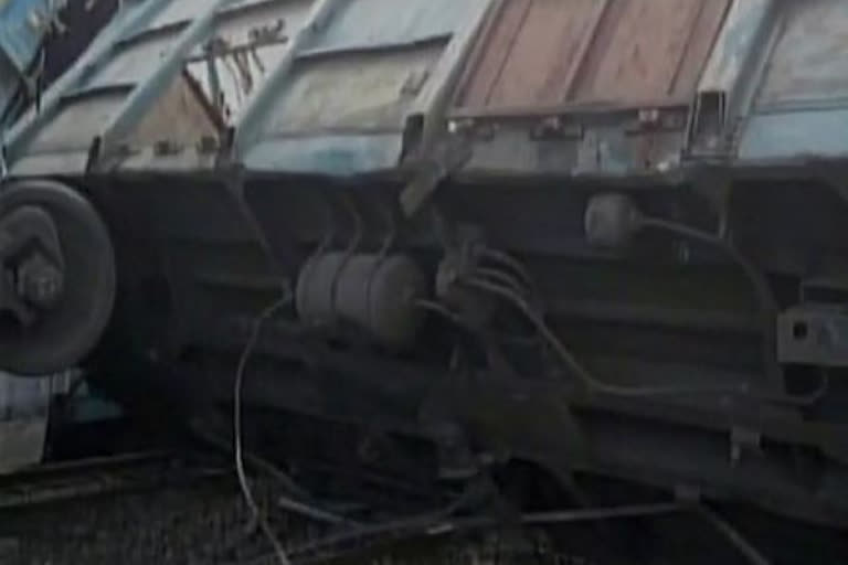 Derails goods train near Duvvada