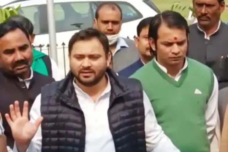 Leader of Opposition Tejashwi Yadav